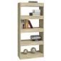 vidaXL Bücherregal/Raumteiler Sonoma-Eiche 60x30x135 cm Holzwerkstoff vidaXL Bücherregal/Raumteiler Sonoma-Eiche 60x30x135 cm Holzwerkstoff