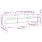 vidaXL TV-Schrank Räuchereiche 150x30x44,5 cm Holzwerkstoff vidaXL TV-Schrank Räuchereiche 150x30x44,5 cm Holzwerkstoff