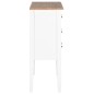 vidaXL Sideboard Weiß 54 x 30 x 80 cm Massivholz Mango vidaXL Sideboard Weiß 54 x 30 x 80 cm Massivholz Mango