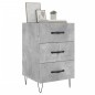 vidaXL Nachttisch Betongrau 40x40x66 cm Holzwerkstoff vidaXL Nachttisch Betongrau 40x40x66 cm Holzwerkstoff