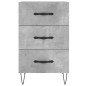 vidaXL Nachttisch Betongrau 40x40x66 cm Holzwerkstoff vidaXL Nachttisch Betongrau 40x40x66 cm Holzwerkstoff