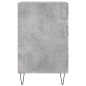 vidaXL Nachttisch Betongrau 40x40x66 cm Holzwerkstoff vidaXL Nachttisch Betongrau 40x40x66 cm Holzwerkstoff
