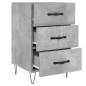 vidaXL Nachttisch Betongrau 40x40x66 cm Holzwerkstoff vidaXL Nachttisch Betongrau 40x40x66 cm Holzwerkstoff