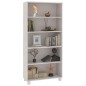 vidaXL Highboard HAMAR Massivholz Kiefer Weiß vidaXL Highboard HAMAR Massivholz Kiefer Weiß