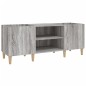 vidaXL Plattenschrank Grau Sonoma 121x38x48 cm Holzwerkstoff vidaXL Plattenschrank Grau Sonoma 121x38x48 cm Holzwerkstoff