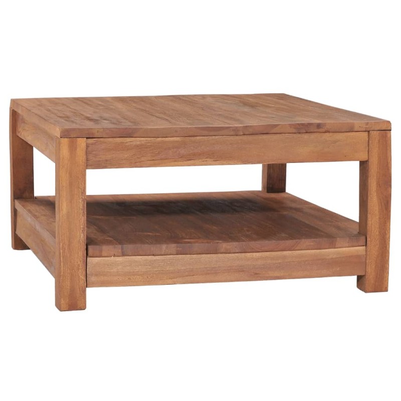 vidaXL Couchtisch 68x67x35 cm Massivholz Teak vidaXL Couchtisch 68x67x35 cm Massivholz Teak