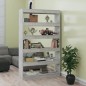 vidaXL Bücherregal/Raumteiler Betongrau 100x30x166 cm vidaXL Bücherregal/Raumteiler Betongrau 100x30x166 cm