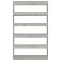 vidaXL Bücherregal/Raumteiler Betongrau 100x30x166 cm vidaXL Bücherregal/Raumteiler Betongrau 100x30x166 cm