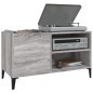 vidaXL Plattenschrank Grau Sonoma 84,5x38x48 cm Holzwerkstoff vidaXL Plattenschrank Grau Sonoma 84,5x38x48 cm Holzwerkstoff