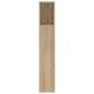 vidaXL Kopfteil mit Ablagen Sonoma-Eiche 200x18,5x104,5 cm