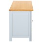 vidaXL TV-Schrank 120x35x48 cm Massivholz Eiche vidaXL TV-Schrank 120x35x48 cm Massivholz Eiche