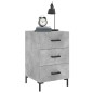 vidaXL Nachttisch Betongrau 40x40x66 cm Holzwerkstoff vidaXL Nachttisch Betongrau 40x40x66 cm Holzwerkstoff