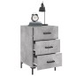 vidaXL Nachttisch Betongrau 40x40x66 cm Holzwerkstoff vidaXL Nachttisch Betongrau 40x40x66 cm Holzwerkstoff