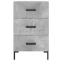 vidaXL Nachttisch Betongrau 40x40x66 cm Holzwerkstoff vidaXL Nachttisch Betongrau 40x40x66 cm Holzwerkstoff