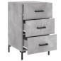 vidaXL Nachttisch Betongrau 40x40x66 cm Holzwerkstoff vidaXL Nachttisch Betongrau 40x40x66 cm Holzwerkstoff