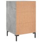 vidaXL Nachttisch Betongrau 40x40x66 cm Holzwerkstoff vidaXL Nachttisch Betongrau 40x40x66 cm Holzwerkstoff