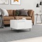 vidaXL Couchtisch Hochglanz-Weiß 55x55x36,5 cm Holzwerkstoff vidaXL Couchtisch Hochglanz-Weiß 55x55x36,5 cm Holzwerkstoff