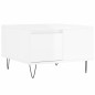 vidaXL Couchtisch Hochglanz-Weiß 55x55x36,5 cm Holzwerkstoff vidaXL Couchtisch Hochglanz-Weiß 55x55x36,5 cm Holzwerkstoff