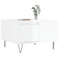 vidaXL Couchtisch Hochglanz-Weiß 55x55x36,5 cm Holzwerkstoff vidaXL Couchtisch Hochglanz-Weiß 55x55x36,5 cm Holzwerkstoff