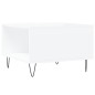 vidaXL Couchtisch Hochglanz-Weiß 55x55x36,5 cm Holzwerkstoff vidaXL Couchtisch Hochglanz-Weiß 55x55x36,5 cm Holzwerkstoff