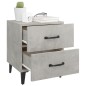 vidaXL Nachttische 2 Stk. Betongrau 40x35x47,5 cm vidaXL Nachttische 2 Stk. Betongrau 40x35x47,5 cm