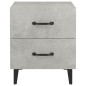 vidaXL Nachttische 2 Stk. Betongrau 40x35x47,5 cm vidaXL Nachttische 2 Stk. Betongrau 40x35x47,5 cm