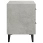 vidaXL Nachttische 2 Stk. Betongrau 40x35x47,5 cm vidaXL Nachttische 2 Stk. Betongrau 40x35x47,5 cm