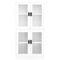 vidaXL Büroschrank Weiß 90x40x180 cm Stahl und Hartglas vidaXL Büroschrank Weiß 90x40x180 cm Stahl und Hartglas