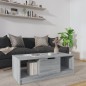 vidaXL Couchtisch Grau Sonoma 102x50x36 cm Holzwerkstoff vidaXL Couchtisch Grau Sonoma 102x50x36 cm Holzwerkstoff