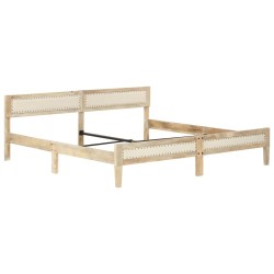 vidaXL Massivholzbett Mango 200 cm 
