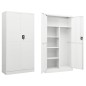 vidaXL Schließfachschrank Weiß 90x40x180 cm Stahl vidaXL Schließfachschrank Weiß 90x40x180 cm Stahl