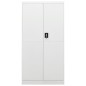 vidaXL Schließfachschrank Weiß 90x40x180 cm Stahl vidaXL Schließfachschrank Weiß 90x40x180 cm Stahl