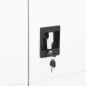 vidaXL Schließfachschrank Weiß 90x40x180 cm Stahl vidaXL Schließfachschrank Weiß 90x40x180 cm Stahl