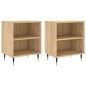 vidaXL Nachttische 2 Stk. Sonoma-Eiche 40x30x50 cm Holzwerkstoff vidaXL Nachttische 2 Stk. Sonoma-Eiche 40x30x50 cm Holzwerkstoff