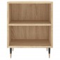 vidaXL Nachttische 2 Stk. Sonoma-Eiche 40x30x50 cm Holzwerkstoff vidaXL Nachttische 2 Stk. Sonoma-Eiche 40x30x50 cm Holzwerkstoff