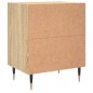 vidaXL Nachttische 2 Stk. Sonoma-Eiche 40x30x50 cm Holzwerkstoff vidaXL Nachttische 2 Stk. Sonoma-Eiche 40x30x50 cm Holzwerkstoff