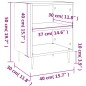 vidaXL Nachttische 2 Stk. Sonoma-Eiche 40x30x50 cm Holzwerkstoff vidaXL Nachttische 2 Stk. Sonoma-Eiche 40x30x50 cm Holzwerkstoff