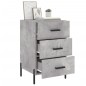 vidaXL Nachttisch Betongrau 40x40x66 cm Holzwerkstoff vidaXL Nachttisch Betongrau 40x40x66 cm Holzwerkstoff
