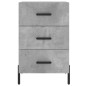 vidaXL Nachttisch Betongrau 40x40x66 cm Holzwerkstoff vidaXL Nachttisch Betongrau 40x40x66 cm Holzwerkstoff