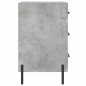 vidaXL Nachttisch Betongrau 40x40x66 cm Holzwerkstoff vidaXL Nachttisch Betongrau 40x40x66 cm Holzwerkstoff