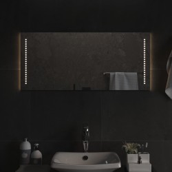 vidaXL LED-Badspiegel 90x40 cm