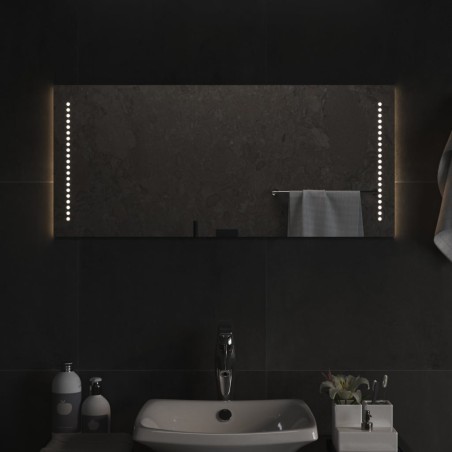 vidaXL LED-Badspiegel 90x40 cm