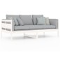 vidaXL Tagesbett Weiß Massivholz Kiefer 90x190 cm vidaXL Tagesbett Weiß Massivholz Kiefer 90x190 cm