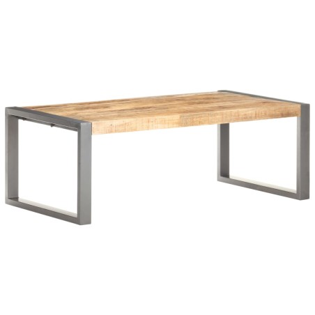 vidaXL Couchtisch 110x60x40 cm Raues Mangoholz