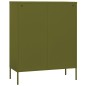vidaXL Lagerschrank Olivgrün 80x35x101,5 cm Stahl vidaXL Lagerschrank Olivgrün 80x35x101,5 cm Stahl