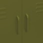 vidaXL Lagerschrank Olivgrün 80x35x101,5 cm Stahl vidaXL Lagerschrank Olivgrün 80x35x101,5 cm Stahl