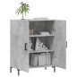 vidaXL Sideboard Betongrau 69,5x34x90 cm Holzwerkstoff vidaXL Sideboard Betongrau 69,5x34x90 cm Holzwerkstoff