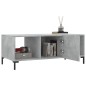 vidaXL Couchtisch Betongrau 102x50x40 cm Holzwerkstoff vidaXL Couchtisch Betongrau 102x50x40 cm Holzwerkstoff