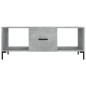 vidaXL Couchtisch Betongrau 102x50x40 cm Holzwerkstoff vidaXL Couchtisch Betongrau 102x50x40 cm Holzwerkstoff