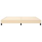 vidaXL Boxspringbett Creme 200x200 cm Stoff vidaXL Boxspringbett Creme 200x200 cm Stoff